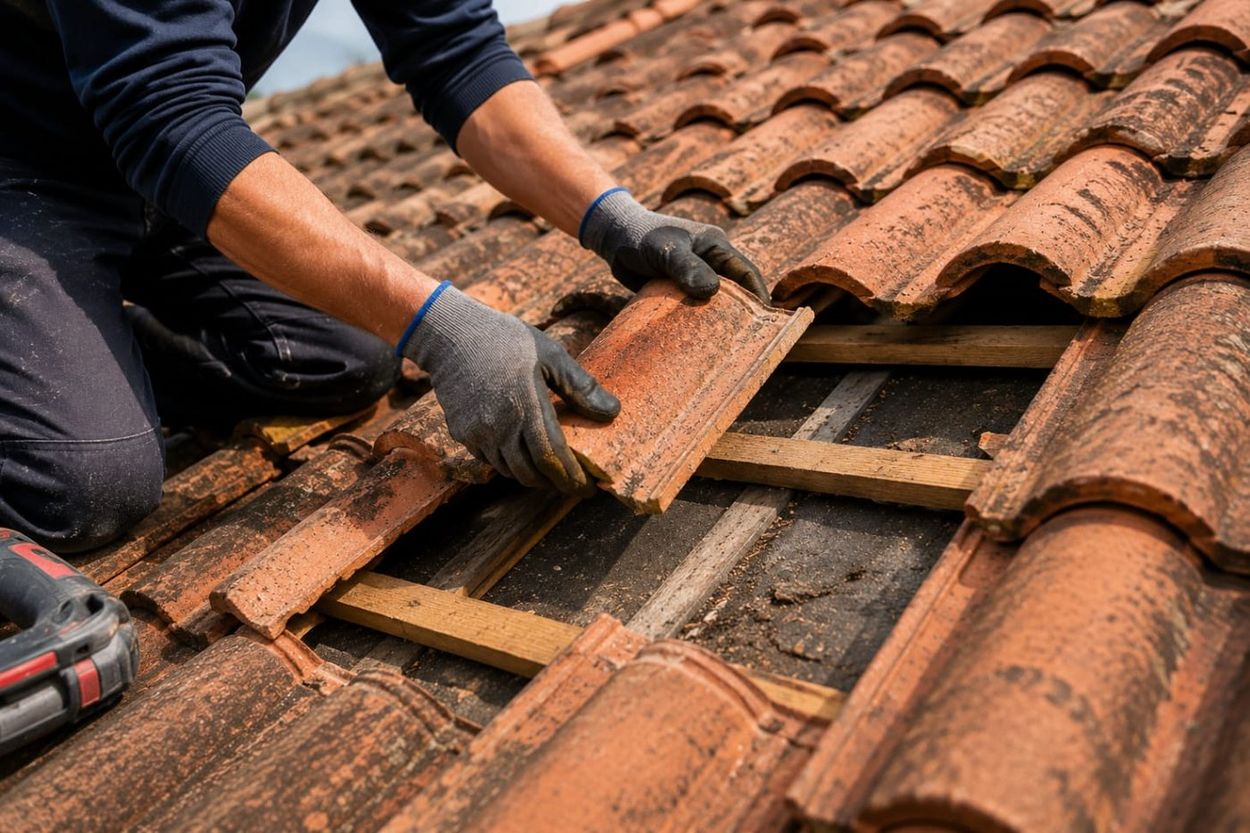 Pose de Toiture Neuve par Rénovation Creuse, artisan à Lavaveix-les-Mines en Creuse